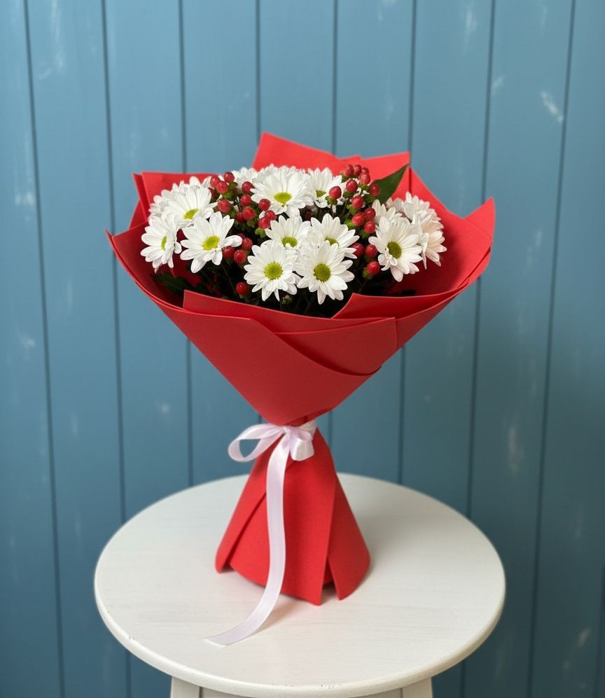 Букет цветов из: Хризантемы в Чернушке