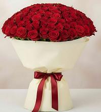 Букет 101 Красная роза Милано в Чернушке