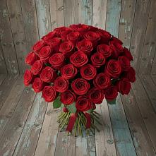 Букет 55 Красных роз Фридом #REPLACE_PRED# Чернушке