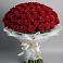 Букет 101 Красная роза Блэк Мэджик в Чернушке