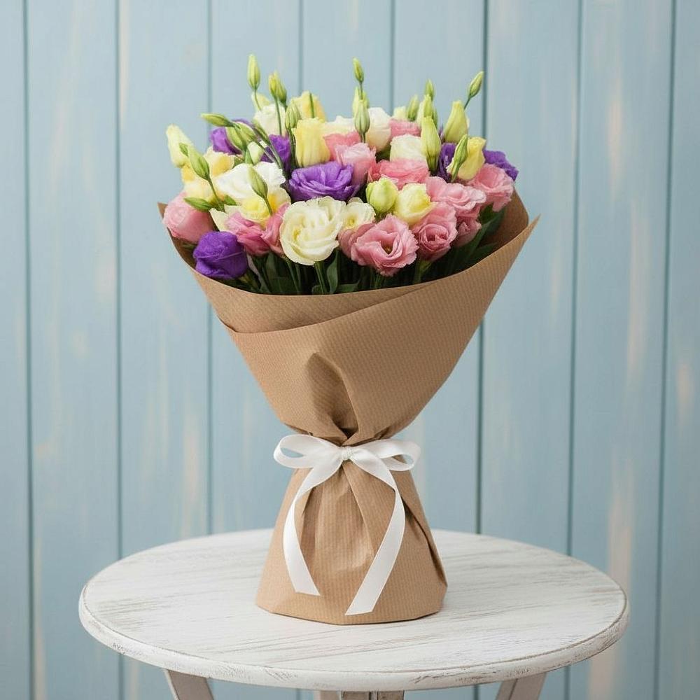 Букет цветов из: Лизиантусы в Чернушке