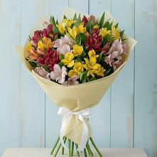 Букет цветов из:  Альстромерии #REPLACE_PRED# Чернушке