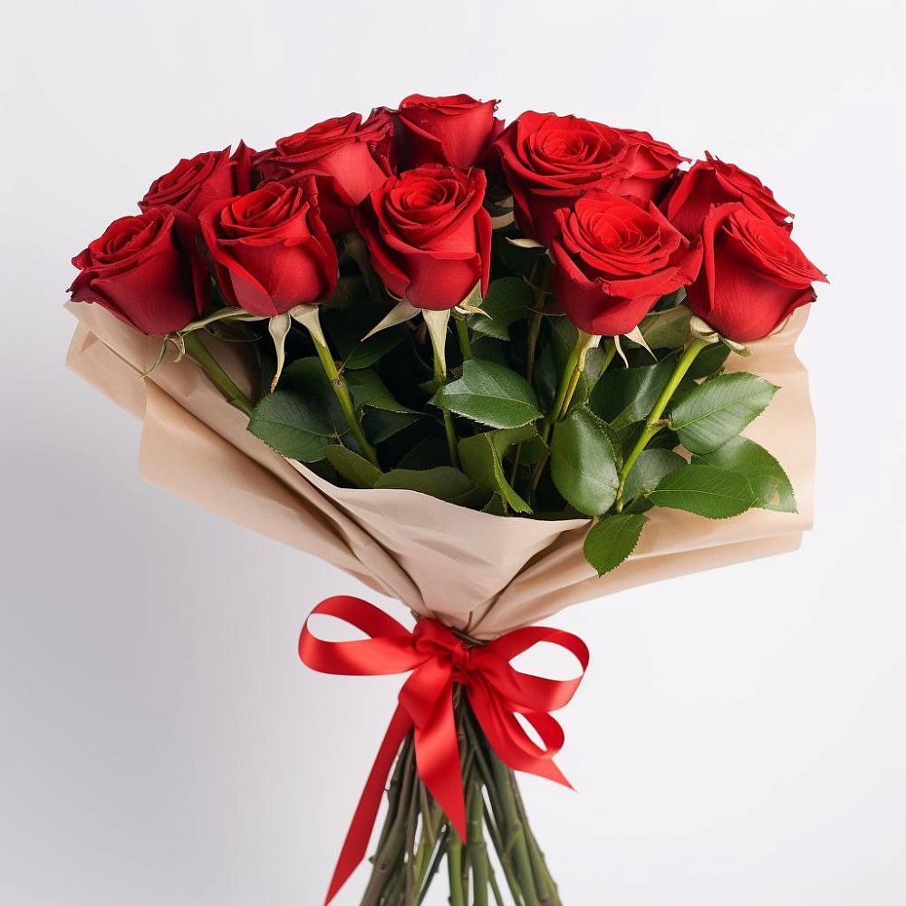 Букет 11 Красных роз Эдлесс Лав в Чернушке