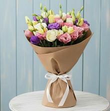 Букет цветов из:  Лизиантусы #REPLACE_PRED# Чернушке