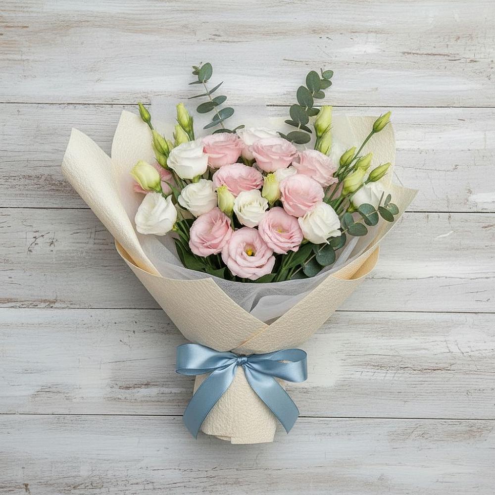 Букет цветов из: Лизиантусы в Чернушке